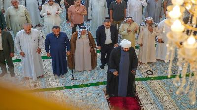 صلاة الجماعة العبادية في حرم السيدة الشريفة بنت الامام الحسن المجتبى(عليهما السلام) بإمامة سماحة الشيخ حسن السيلاوي(دام توفيقه)