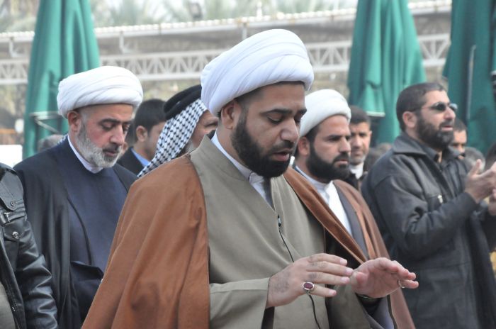 صلاة الجمعة بإمامة سماحة الأمين الخاص لمزار العلوية شريفة بنت الامام الحسن المجتبى (عليهما السلام) الشيخ رؤف الفتلاوي