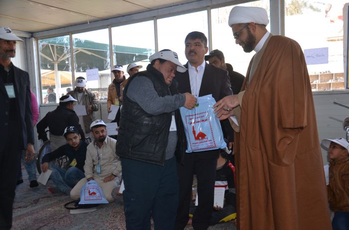 استقبال الشيخ رؤوف الفتلاوي وفد من مؤسسة الصم والبكم(ذوي الإحتياجات الخاصة) من النجف الأشرف.