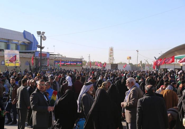 جانب من توافد الزوار الكرام الى المزار الطاهر للعلوية (عليها السلام)