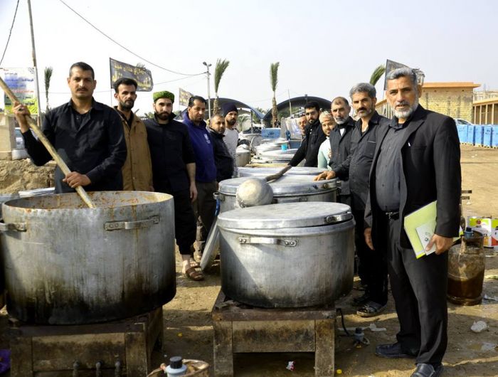 المواكب المعزية ( موكب ومضيف الزهراء الخدمي )