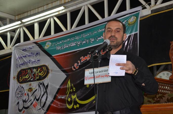 بمناسبة استشهاد سيدة الوفاء وعزيزة فاطمة الزهراء (علية السلام ) ام البنين