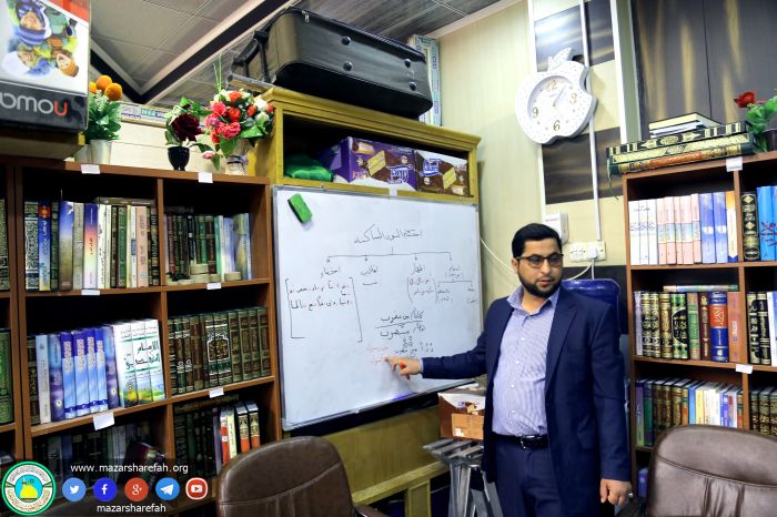 يُّواصل مَركز عُلوم القرآن الكريم التابع للإمانة الخاصَة لمزار العلويَّة الطاهرة شَريفة بنت الإمام الحَسن المجتبى (عليهما السلام)