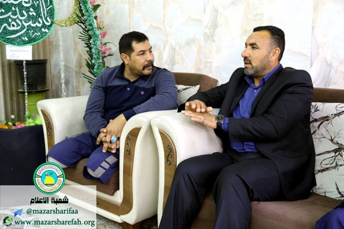 أستَقبلَ نائب الأمين الخاص مرقد العلوية الطاهرة شريفة بنت الإمام الحسن المجتبى (عليهما السلام)
