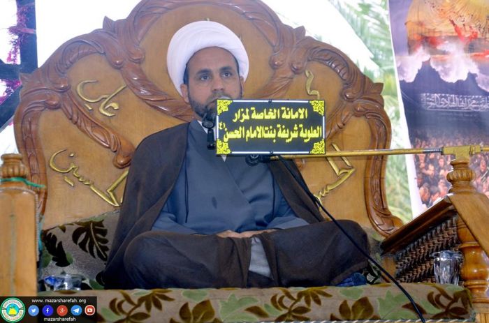 اقامت محاضرة دينية لسماحة الخطيب الحسيني الشيخ وليد السيلاوي الحلي َّوالتي كانت تحت عنوان : أضواء على ولاية أمير المؤمنين علي (عليه السلام) الحلقة الث