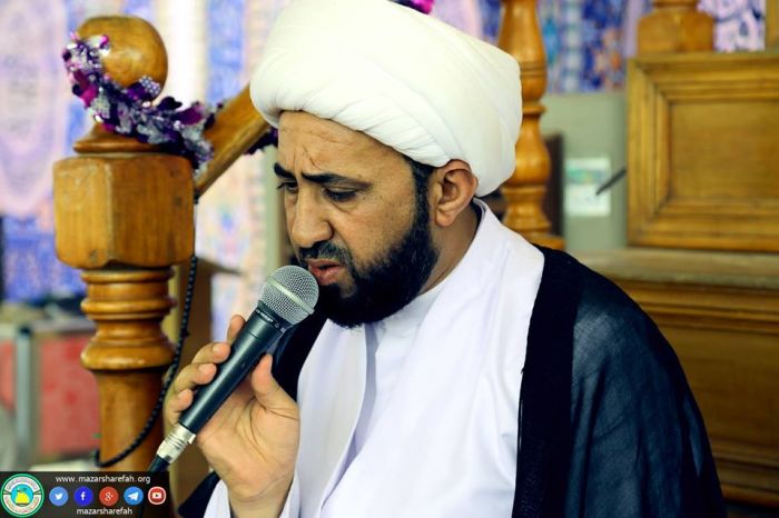 حَملة الزهراء من دولة المانيا بزيارة مَرقد العلويَّة الطاهرة شريفة بنتُ الإمام الحسن المجتبى (عليهما السلام).