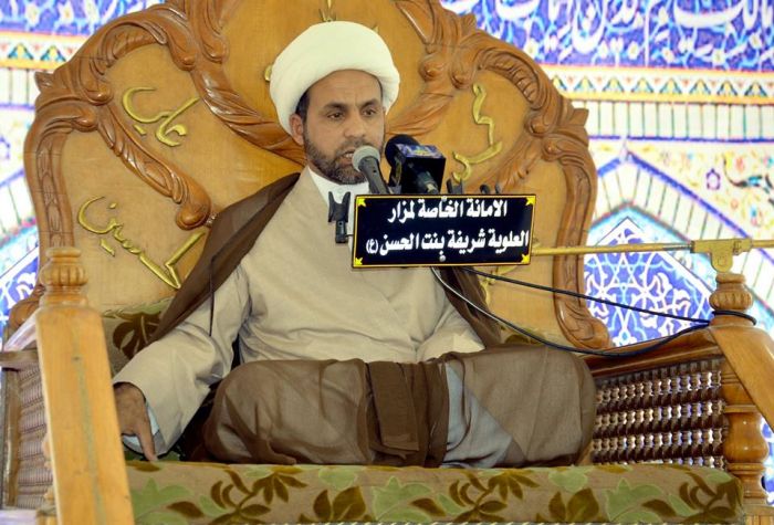 تَستمر الأمانة الخاصة لمزار العلوية الطاهرة شريفة بنت الإمام الحسن المجتبى(عليهما السلام)في اقامت سلسلة المحاضرة الدينية لسماحة الخطيب الحسيني فضيلة ا