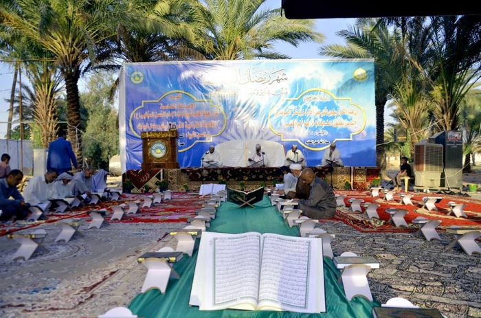 أقامَ مَركز علوم القرآن في الأمانة الخاصة لمَزار العلويَّة الطاهرة شريفة بنت الإمام الحسن المجتبى (عليهما السلام) الخَتمة القرآنية المُرتلة السنوية وا