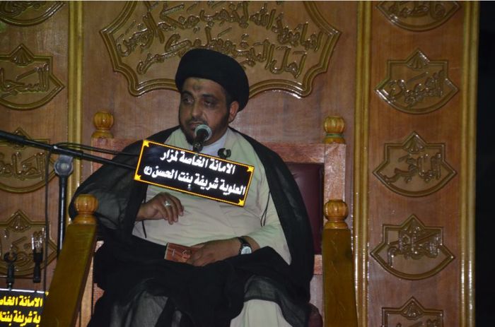 ضمن سلسلة المحاضرات الدينية اليومية المستمرة في صحن العلوية الطاهر شريفة بنت الامام الحسن المجتبى (عليهما السلام)