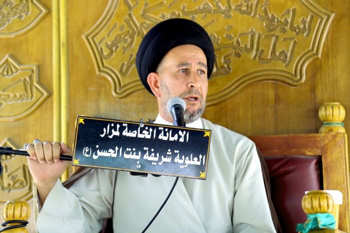 أقيمت محاضرة فقهية لسماحة الخطيب الحسيني السيد: صلاح الطالقاني بعنوان : (البذل المعنوي والمادي في سبيل الله وحب اهل البيت (ع) )