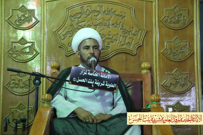بسم الله الرحمن الرحيم ( ذَلُكِ وَمٌنَ يَْعظٌمٌ شِْعائرَ الُلُُه فَانَُها مٌنَ تْقًوَى الُقًلُوَبّ ) اقامت الامانة الخاصة لمرقد العلوية شريفة بنت الام