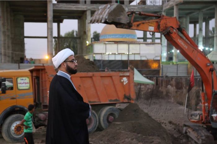 وصلت نسب الانجاز فيه الى 70% والذي تبلغ مساحته الاجمالية 1260 م2