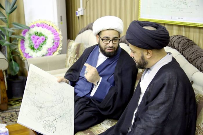 أسَتقبَل الأمينُ الخاص لمَزار العَلويَّة الطاهرة شَريفة بنت الإمامُ الحَسن المُجتبى(عَليهما السلام) معتمد المرجعية الدينية في قضاء الرميثة