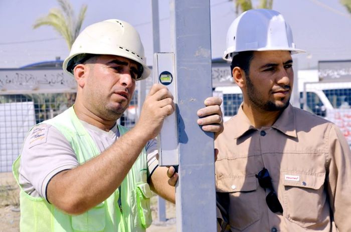 جانب من اعمال الشعبة الهندسية