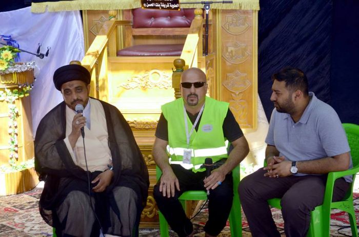 تشرف وفد من دولة فرنسا بزيارة مرقد العلوية شريفة بنت الامام الحسن المجتبى(ع)