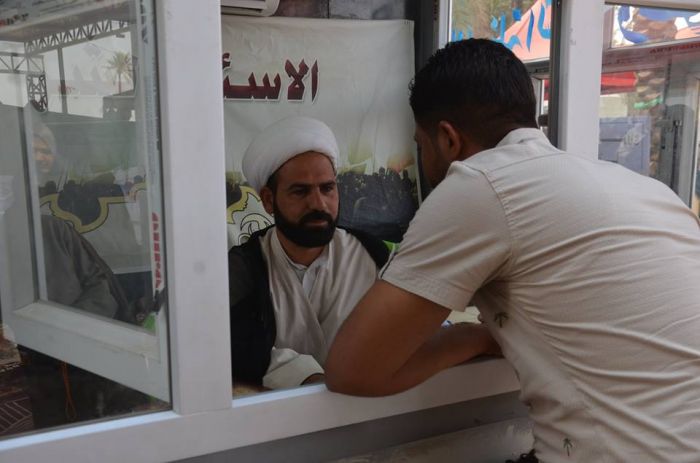 الامانة الخاصة تخصص محطات للإجابة عن الاستفتاءات الشرعية خدمةً لزائري مرقد العلوية شريفة بنت الإمام الحسن (ع)