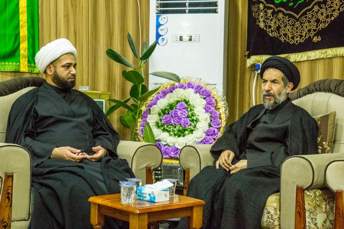 أسَتقبَل الأمينُ الخاص لمزار العَلويَّة الطاهرة شَريفة بنت الإمامُ الحَسن المجتبى(عليهما السلام) وفد من هيئة الحج والزيارة الإيرانية