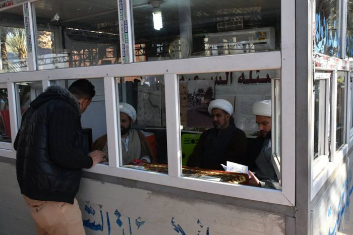 الامانة الخاصة تخصص محطات للإجابة عن الاستفتاءات الشرعية خدمةً لزائري مرقد العلوية شريفة بنت الإمام الحسن (ع)