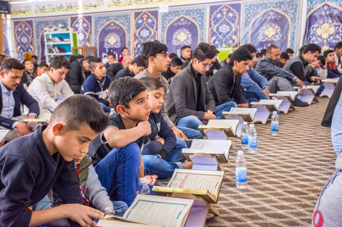اقام مركز علوم القرآن التابع للأمانة الخاصة محفلاً قرآنياً في المرقد وهو ضمن سلسلة محافله الداخلية .