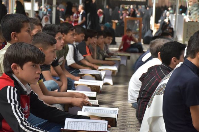 أقام مركز علوم القرآن محفلاً قرانيا لمشروع الالف حافظ