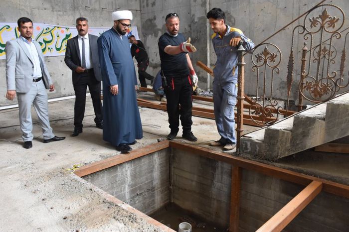 جهود حثيثة وعمل متواصل في مرقد العلوية شريفة بنت الامام الحسن المجتبى (ع)