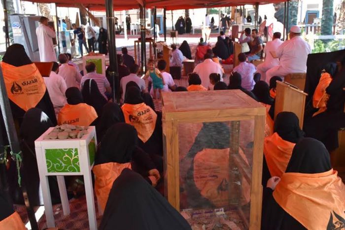 حَملة الديري من مملكة البحرين تتَشرف بزيارة مَرقد العلويَّة شريفة بنت الإمام الحَسن المُجتبى (عليهما السلام)