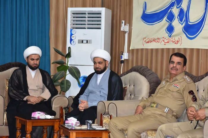 استقبل الأمينُ الخاص للمرقد الطاهر رئيس قسم حماية مزارات بابل والوفد المرافق له .