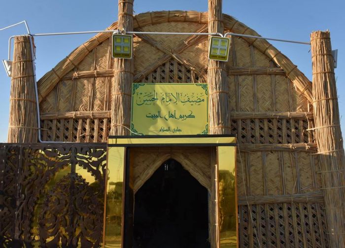 مشاركm الامانة الخاصة في افتتاحية مضيف الامام الحسن المجتبى (ع) الواقع على سدة سامراء .
