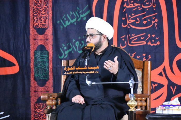 احيت الامانة الخاصة لمزار العلوية الطاهرة الشريفة بنت الامام الحسن المجتبى (عليهما السلام) ذكرى جرح الامام علي بن أبي طالب (عليه السلام)