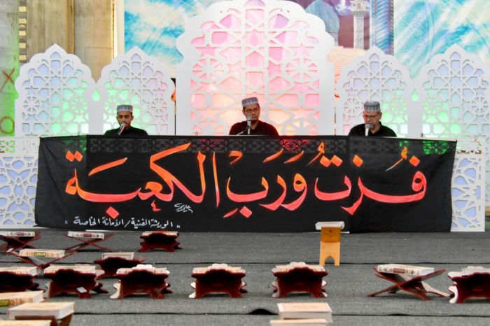 أستمرار الختمة القرأنية المرتلة المباركة في مرقد العلوية الشريفة بنت الامام الحسن (عليهما السلام)