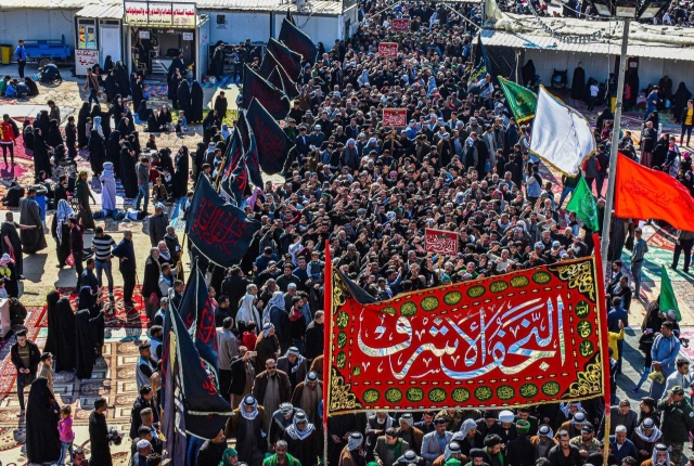 مراسيم العزاء في مرقد الشريفة بنت الحسن المجتبى (ع)