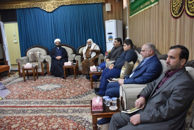 النساب الشيخ عباس الدجيلي في رحاب العلوية الشريفة بنت الحسن المجتبى (ع)