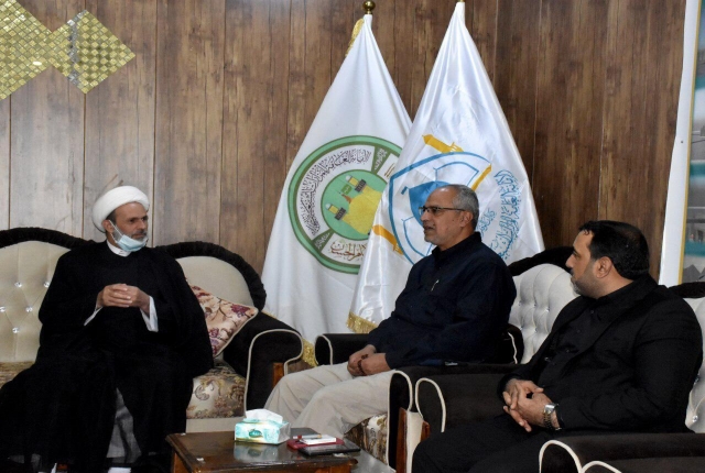 اللواء علي الحمداني في رحاب طبيبة المعلولين الشريفة بنت الحسن المجتبى((ع)