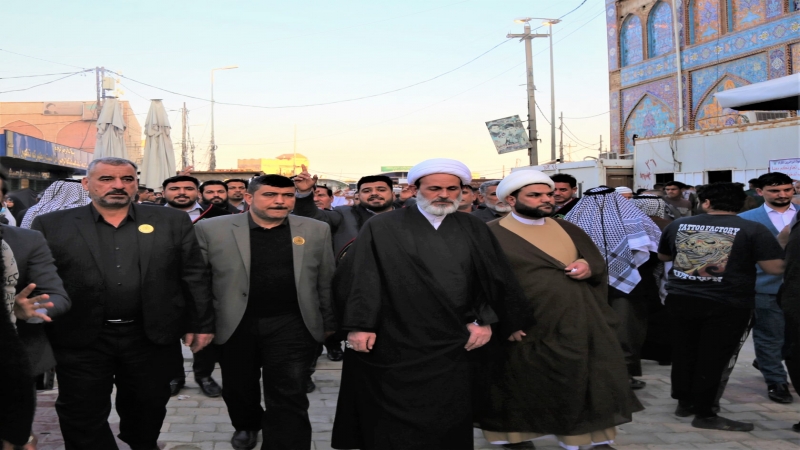 خدام السيدة الشريفة (عليها السلام) يحيون ذكرى وفاة القاسم بن الإمام الكاظم (عليهما السلام)