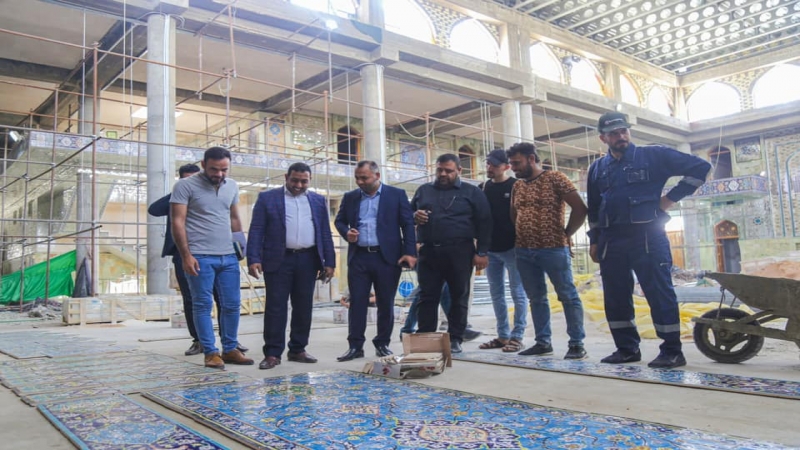 جَولاتٌ تَفَقُّدِيَّة لِإِدَارَة الْمُرْقِد الشَّرِيف