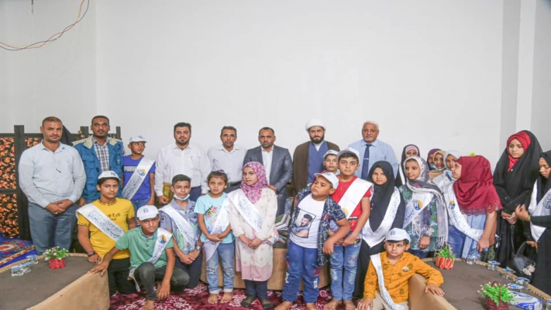 أَيْتَام فِي ضِيَافَةِ يَتِيمَة الْمُجْتَبَى مِنْ آلِ مُحَمَّدٍ