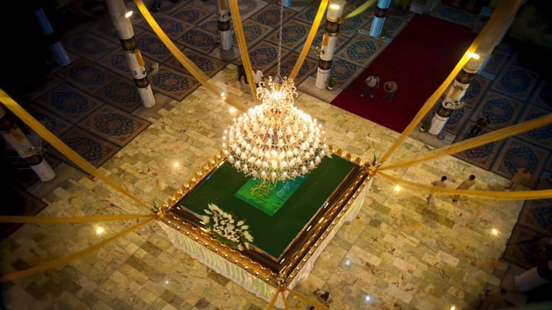 وسطَ حضورٍ مُهيب .. مزار العلوية شريفة بنت الإمام الحَسن (عليه السَّلام) تشهدُ افتتاحَ شباك الشفاء