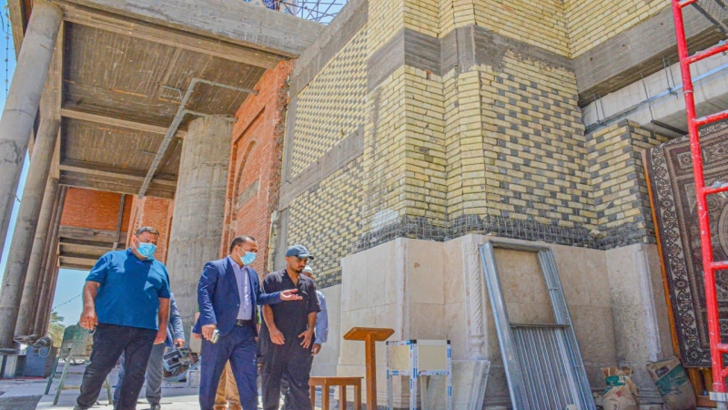 إنجاز ٌمتواصل وعملٌ دؤوب يشهده المرقد المطهر لشهيدة الركب الحسينيَّ