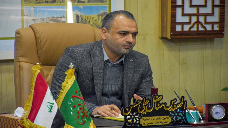 انعقاد_الأجتماع_الهندسي فِي الْمَرْقَدِ الْمُبَارَك