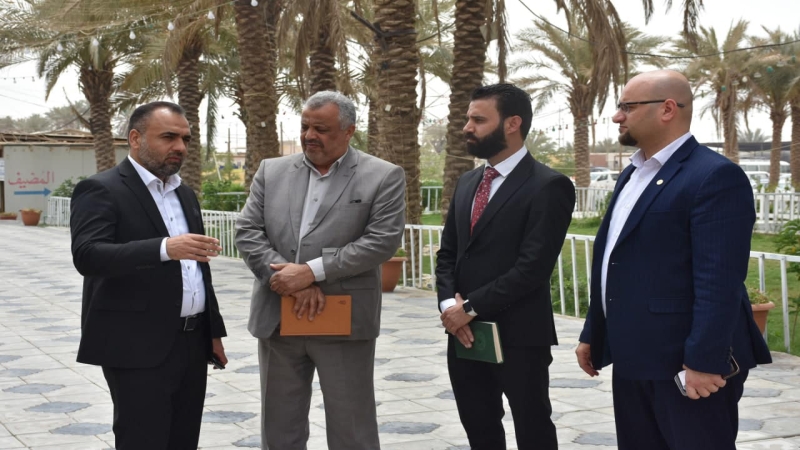 قسم التخطيط والمتابعة في الأمانة العامة للمزارات يتشرف بزيارة قبر السيدة الشريفة (ع)