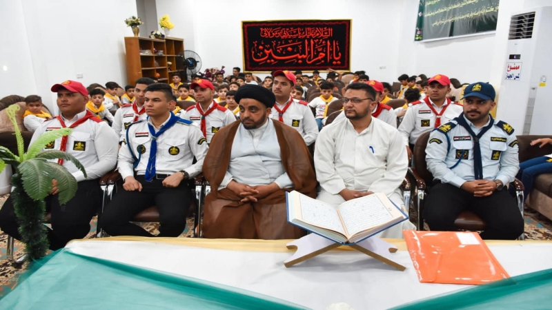 نسائمٌ قرآنيّة من وارث الانبياء والائمة ينتشر عبيرها في حرم طبيبة المعلولين