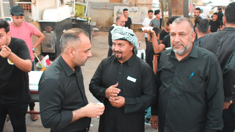 عطاء فاق حدود الكرم.. المواكب الحسينية في مرقد الشريفة بنت الحسن(ع)