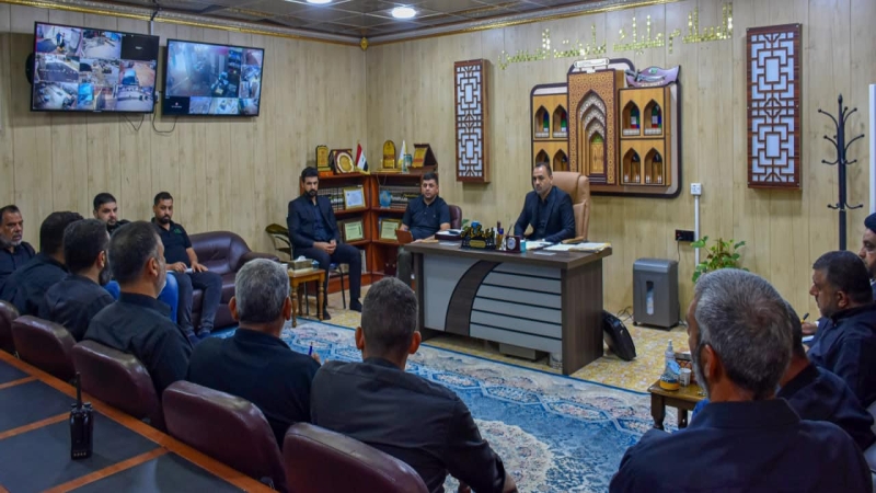 الأمانة الخاصة للمرقد المطهر تجري اجتماعاً موسعا حول شهادة السيدة الشريفة