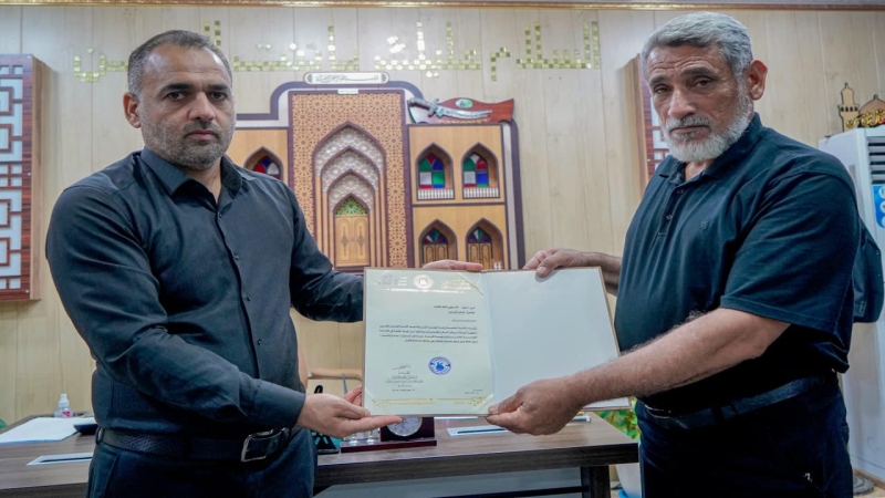 الْأَمَانَة الْخَاصَّة للمرقد الشَّرِيف تَكَرَّم خدامها الْمُتَمَيِّزِين