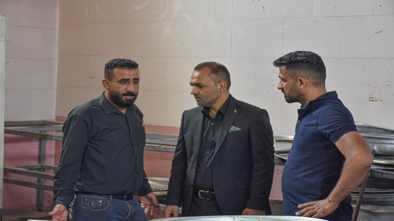 شعبة المضيف في الأمانة الخاصة للمرقد الشريف تستنفر طاقتها في يوم شهادة الإمام المجتبى (عليه السلام)