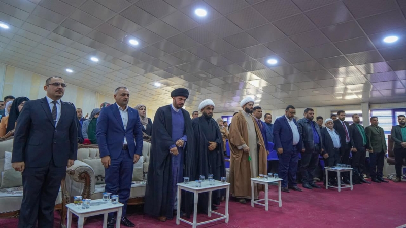 الْأَمَانَة الْخَاصَّة للمرقد الْمُطَهِّر تُشَارِكَ فِي فعاليات تَكْرِيمٌ الطَّلَبَة الْأَوَائِلِ فِي كُلِّيَّةِ الْإِمَام الكاظم