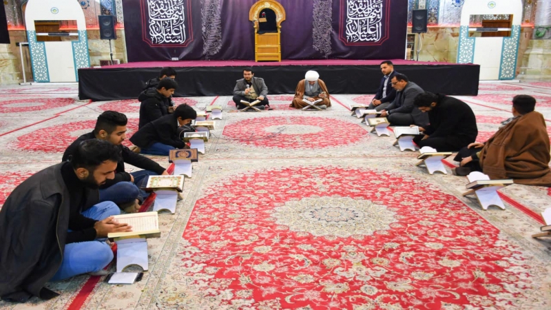 الْأَمَانَة الْخَاصَّة تُقِيم مَحْفَلا قَرانِيا بِذِكْرَى وَفَاة السَّيِّدَة أُمِّ الْبَنِينَ