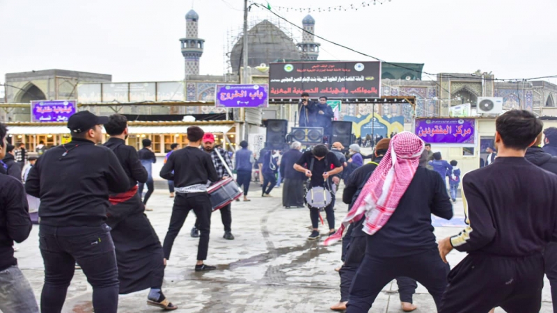 مواكب وهيئات حسينية تحي وفاة السيدة أم البنين