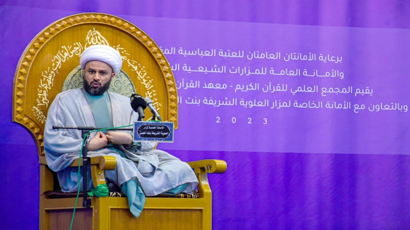 ضمن فعاليات ملتقى النورين الفكري الرمضاني السنوي أقيمت المحاضرة الدينية المباركة