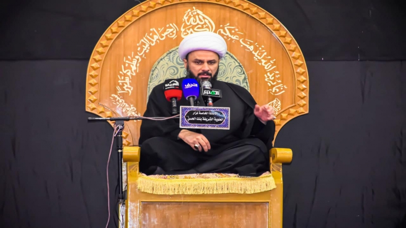 لَيَالِي الْمُصَاب تَحِلُّ فِي حَرَمِ السيدة الشريفة بنت الحسن المجتبى (ع) أحياءا لِشَهَادَة أَمِيرَ الْمُؤْمِنِينَ (ع)